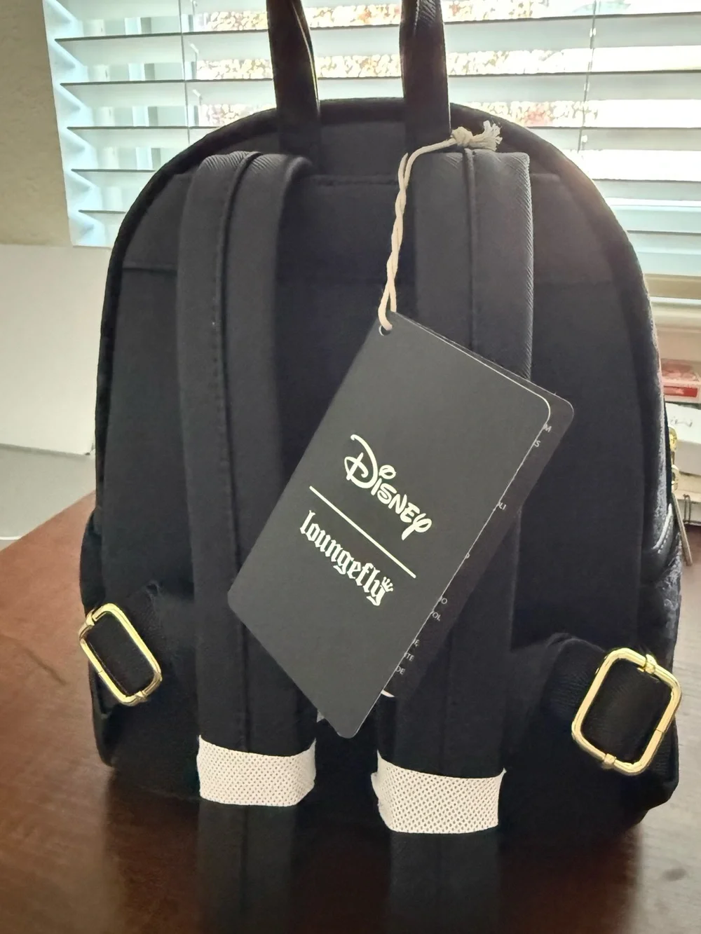 Loungefly Tinker Bell Pixie Dust Black Velvet Mini Backpack *NWT
